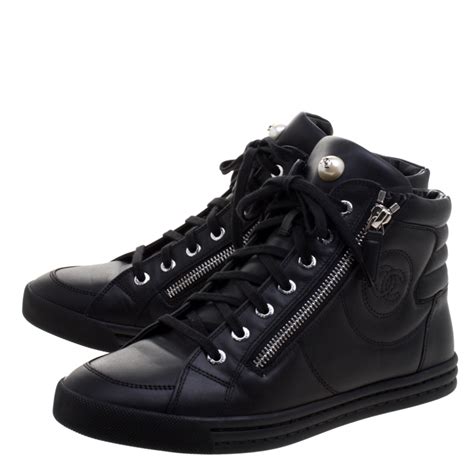 black chanel trainers for women.